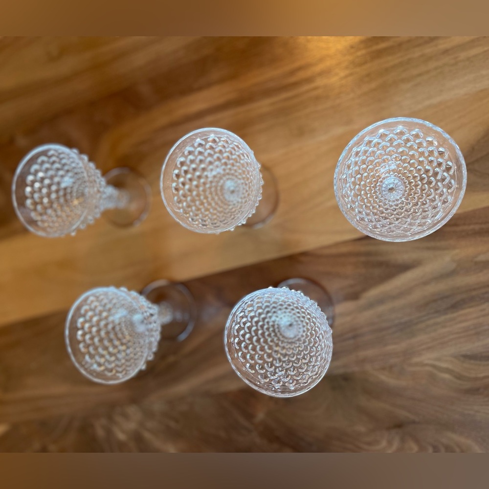 Elegant Clear Glass Goblet - Picture 5 of 8